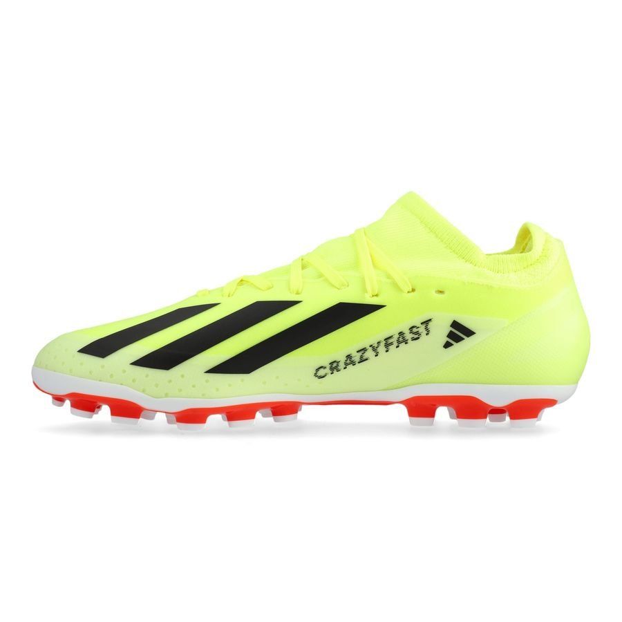 adidas X Crazyfast League 2G/3G AG Solar Energy - Jaune/Noir/Blanc