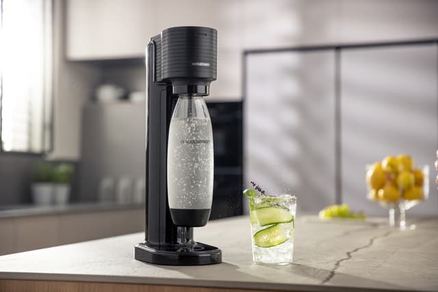 Sodastream GAIA Black sodavandsmaskine uden kulsyrepatron 1017901770 (sort)