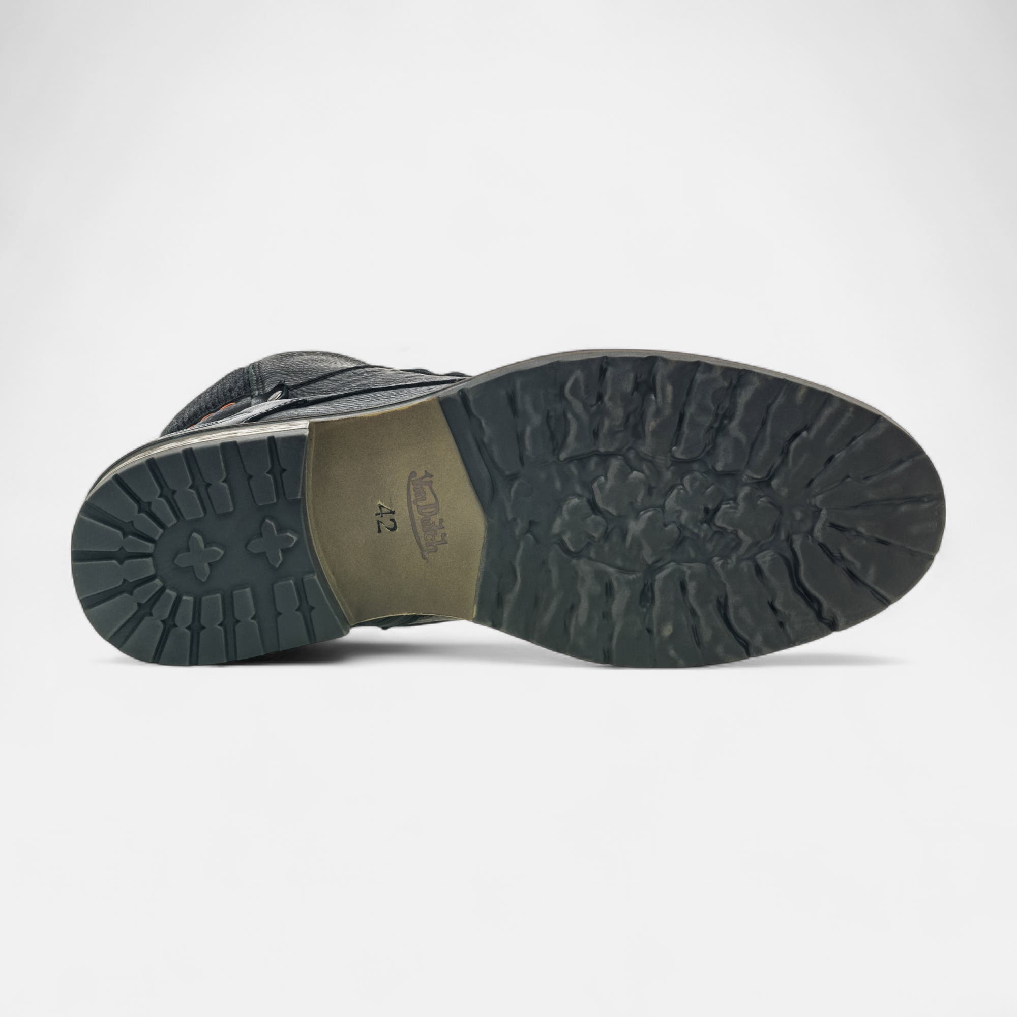 Boots Homme en cuir noir