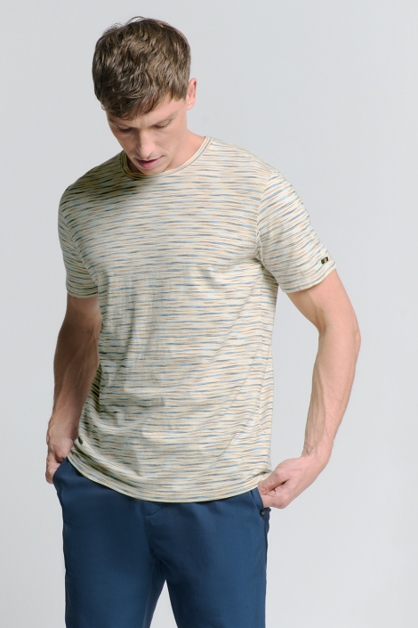 NO-EXCESS beige heren t-shirt