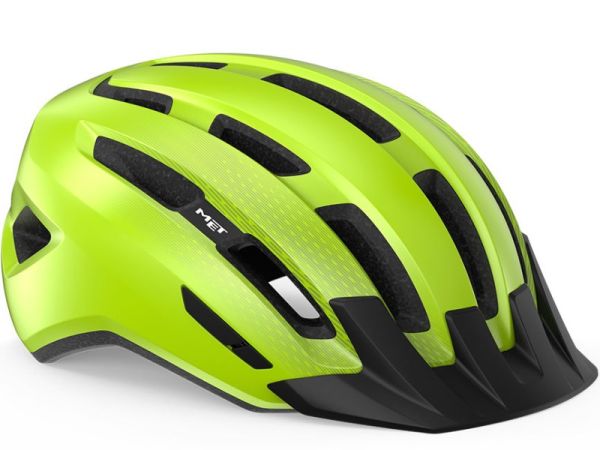 MET Downtown Cykelhjelm, Safety Yellow/Glossy