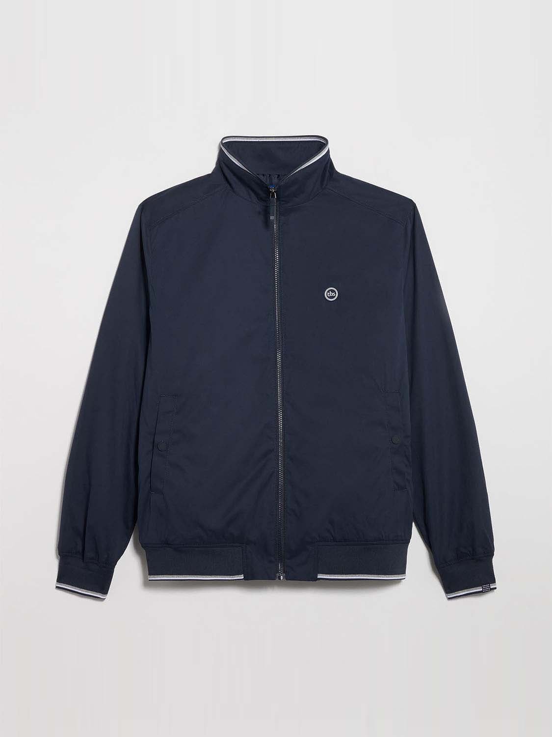 Blouson Homme Zippé Avec Poches Marine