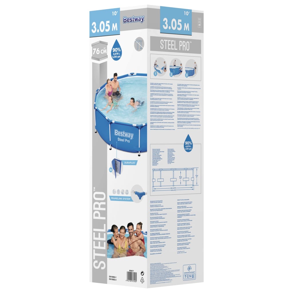 Piscine steel pro 305x76 cm