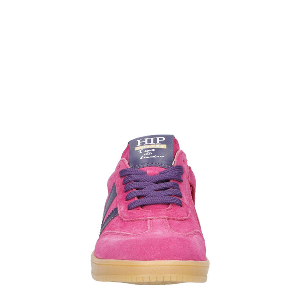 Hip suède sneakers fuchsia
