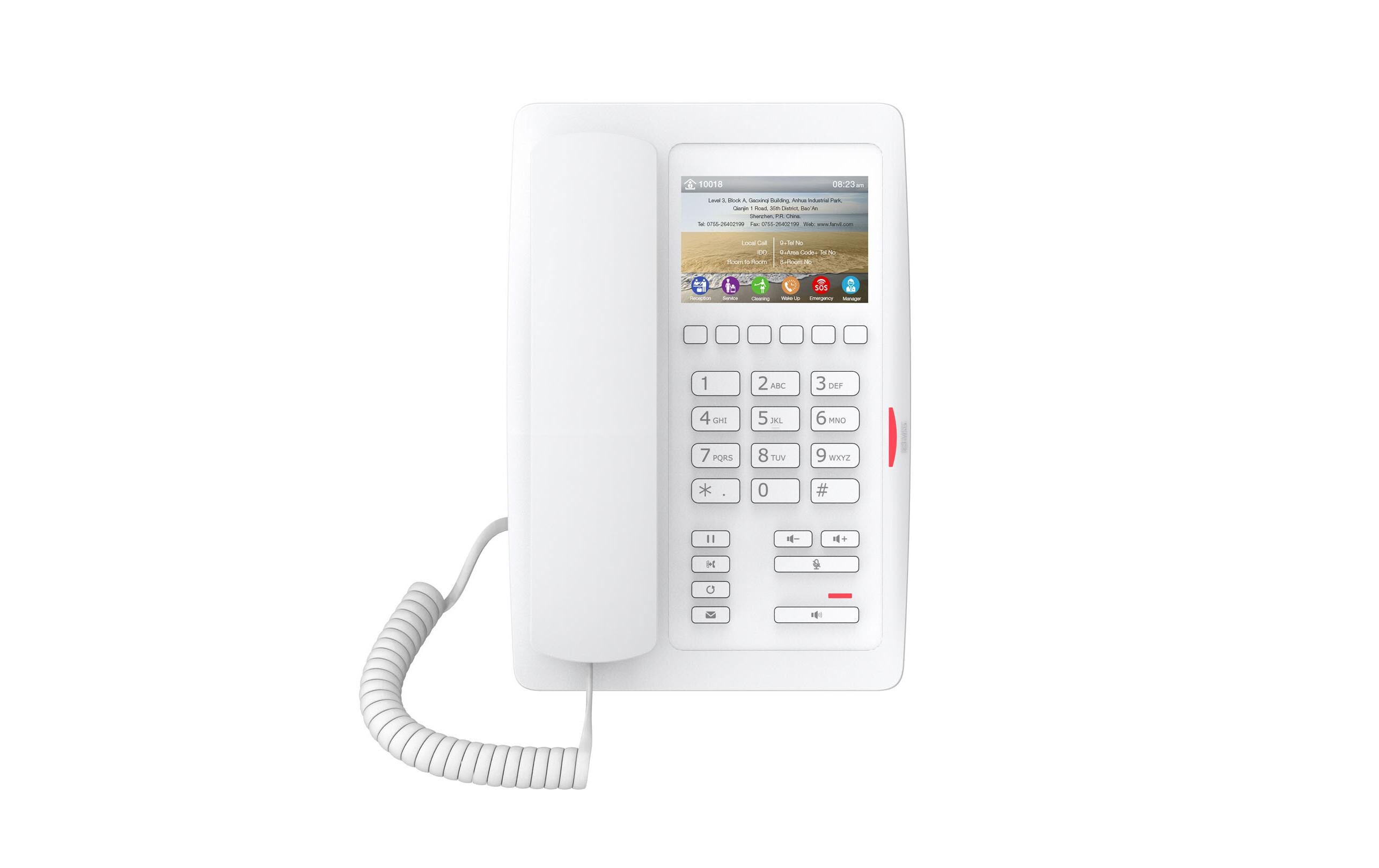 Tischtelefon H5W WeissFanvil H5W WiFi IP-Telefon