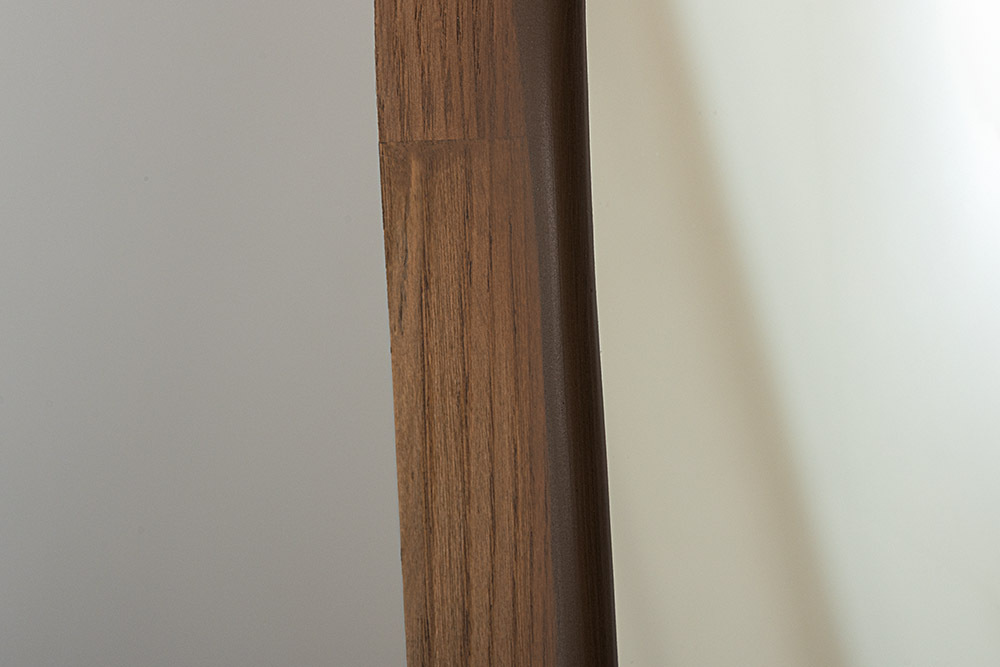 Nordischer Standspiegel PORTRAIT 165cm braun in Walnussholz-Design