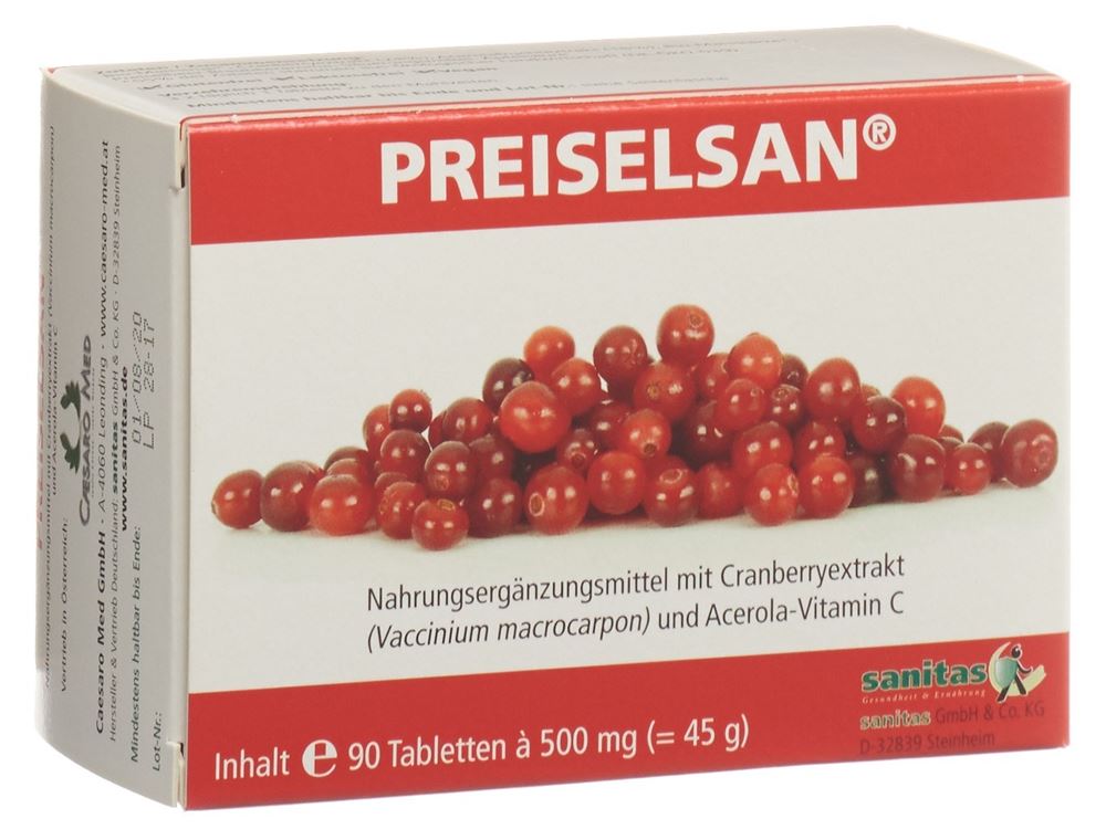 PREISELSAN mit Cranberry-Extrakt Tabl 90 Stk
