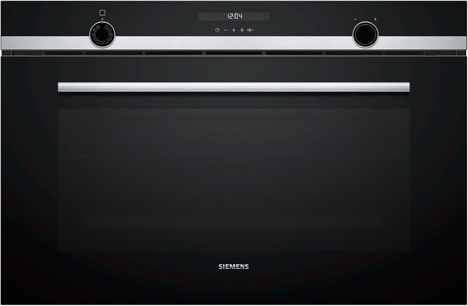 Siemens VB578D0S0 iQ500 Einbau-Backofen (Elektro, Einbau), 90 x 60 cm, 112 l, Schnellaufheizung, activeClean, lightControl, Digital Display, Heißluft, Edelstahl