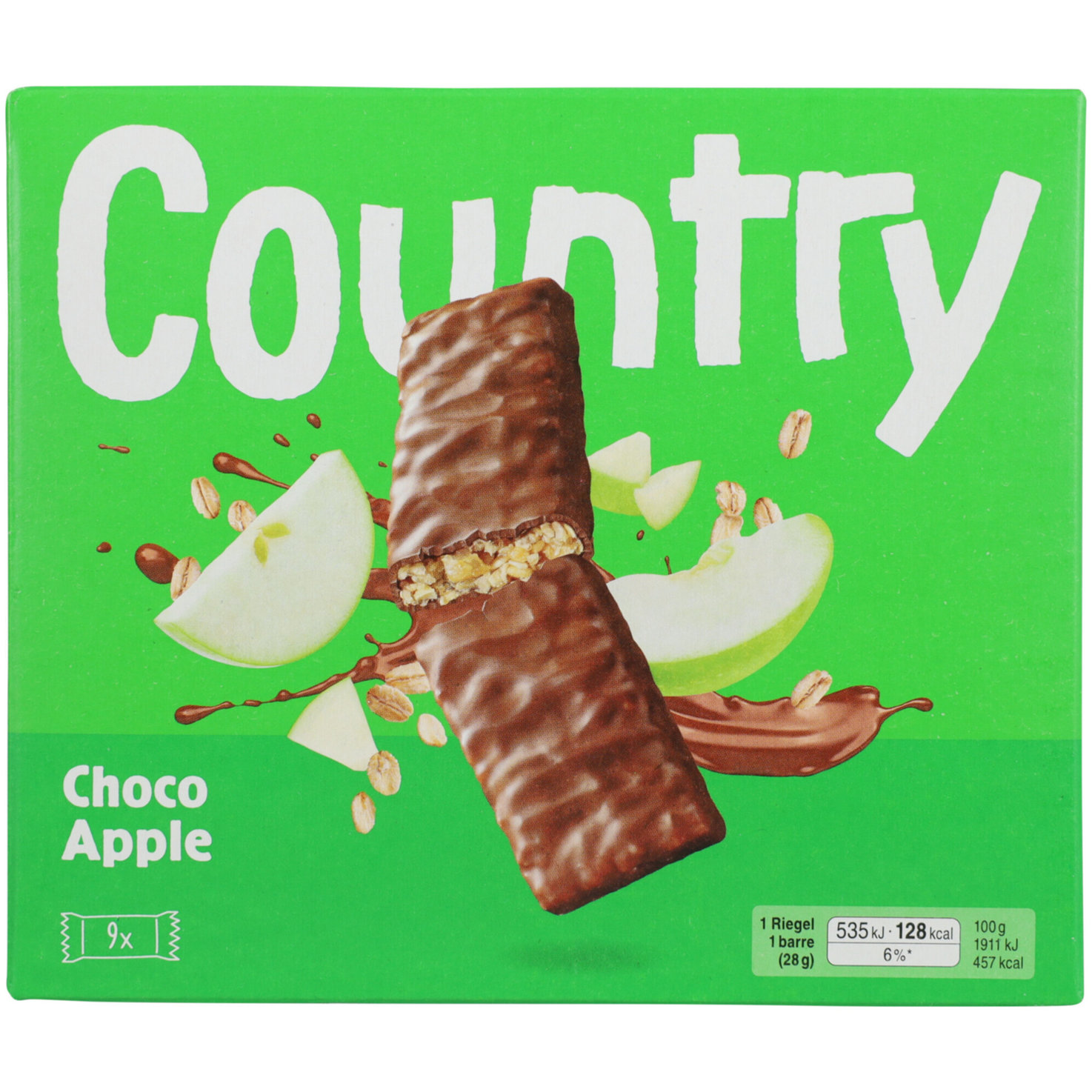 Country Riegel Choco Apple 9x28g