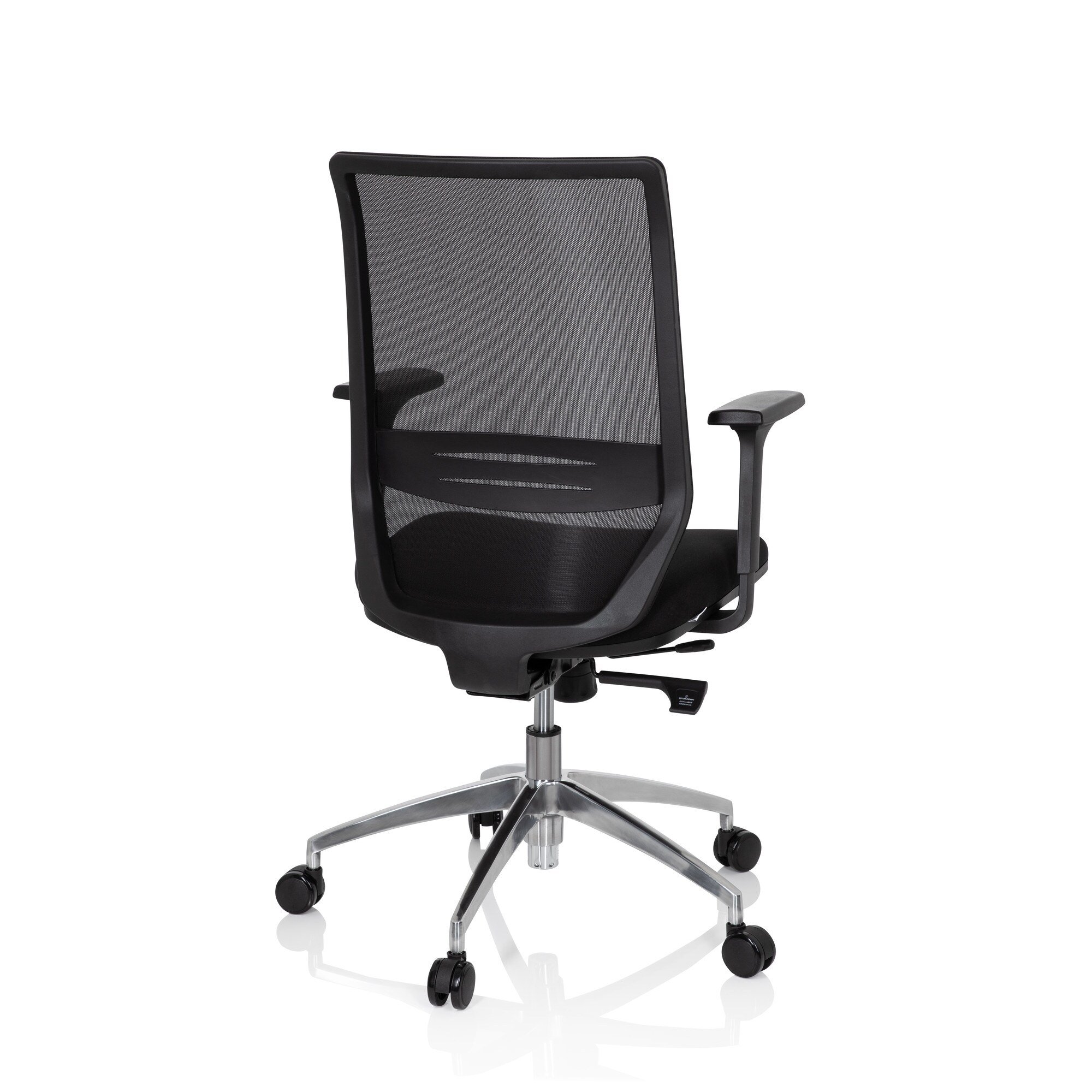 Profi Bürostuhl PROFONDO Stoff/Netzstoff mit Armlehnen (höhenverstellbar) hjh OFFICE