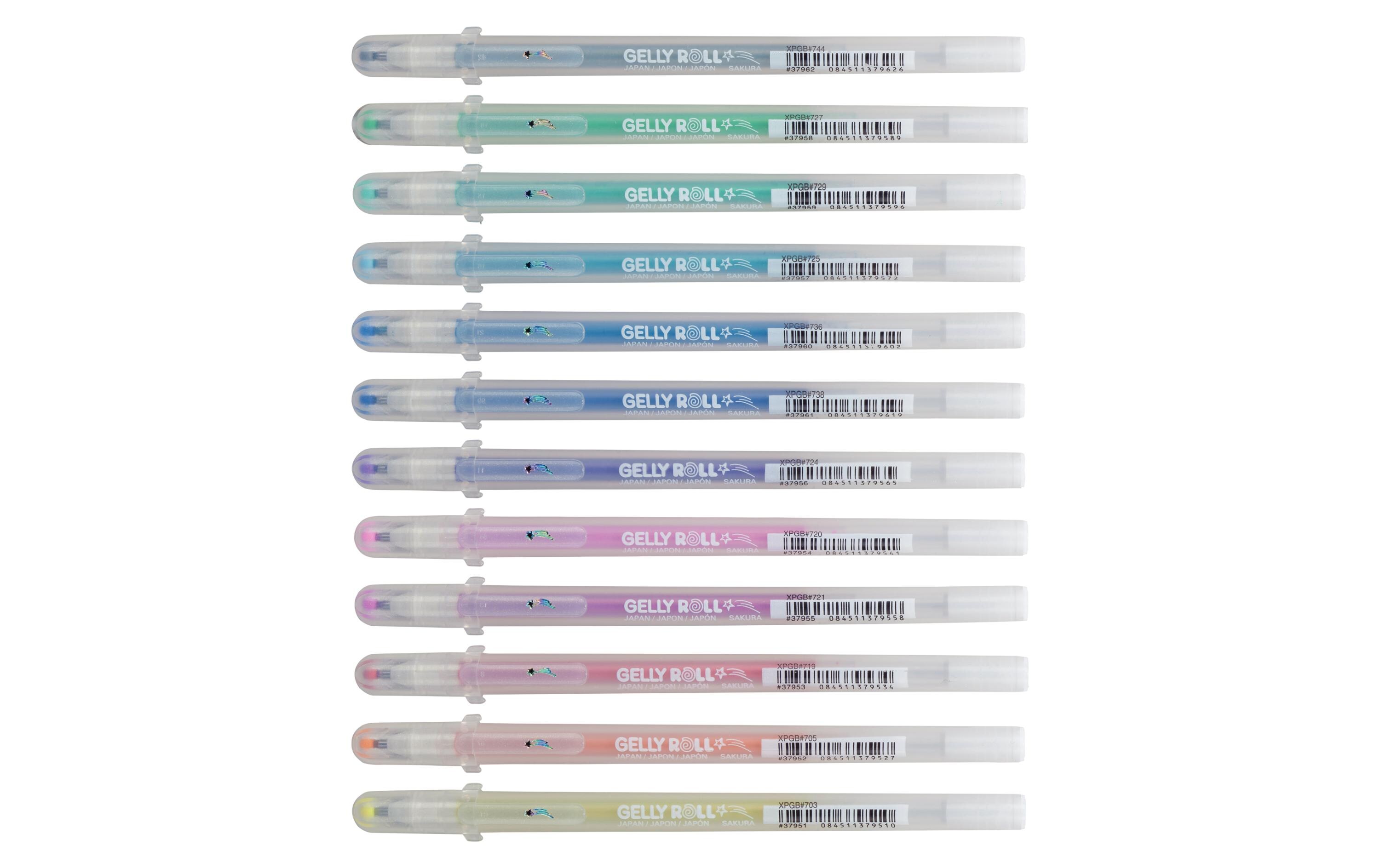 Gelschreiber Gelly Roll Stardust 12 StückGelroller zum Zeichnen, Journaling, Dekorieren