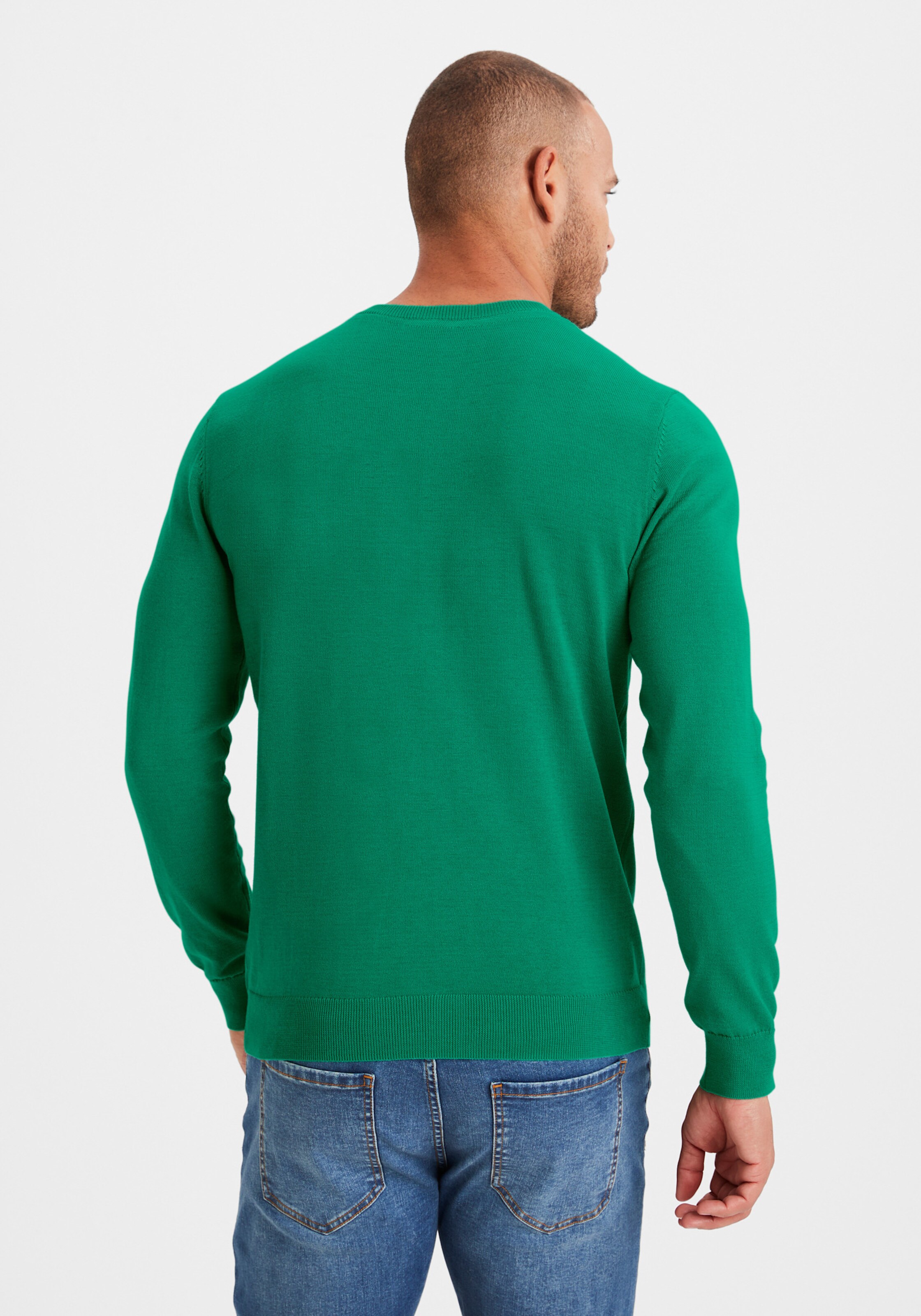 H.I.S Strickpullover in grün