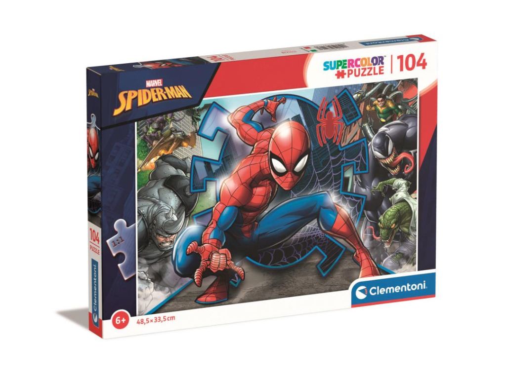 PUZZLE SPIDERMAN CLEMENTONI 104 PEÇAS