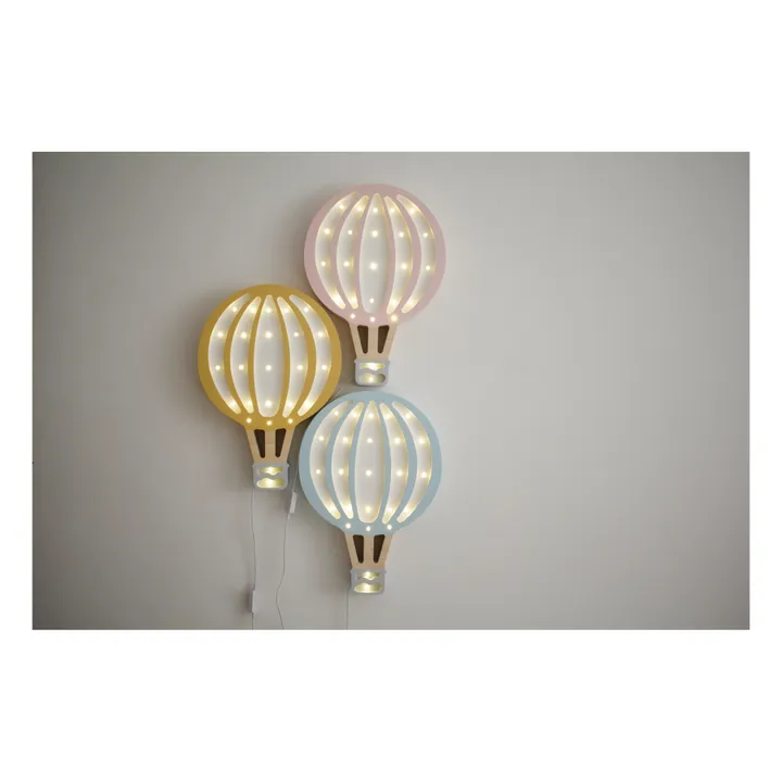 Little Lights Applique murale Montgolfière | Jaune moutarde