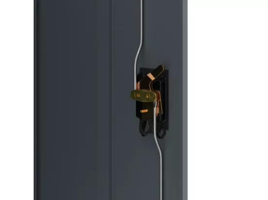 Classeur anthracite 90x40x105 cm acier