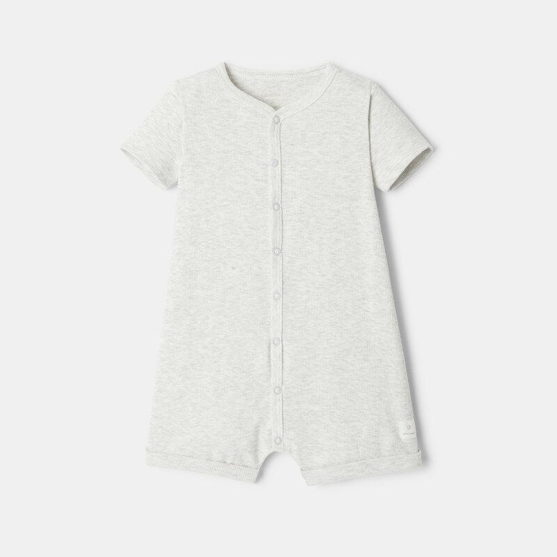 Pyjama court en coton blanc naissance Absorba Blanc