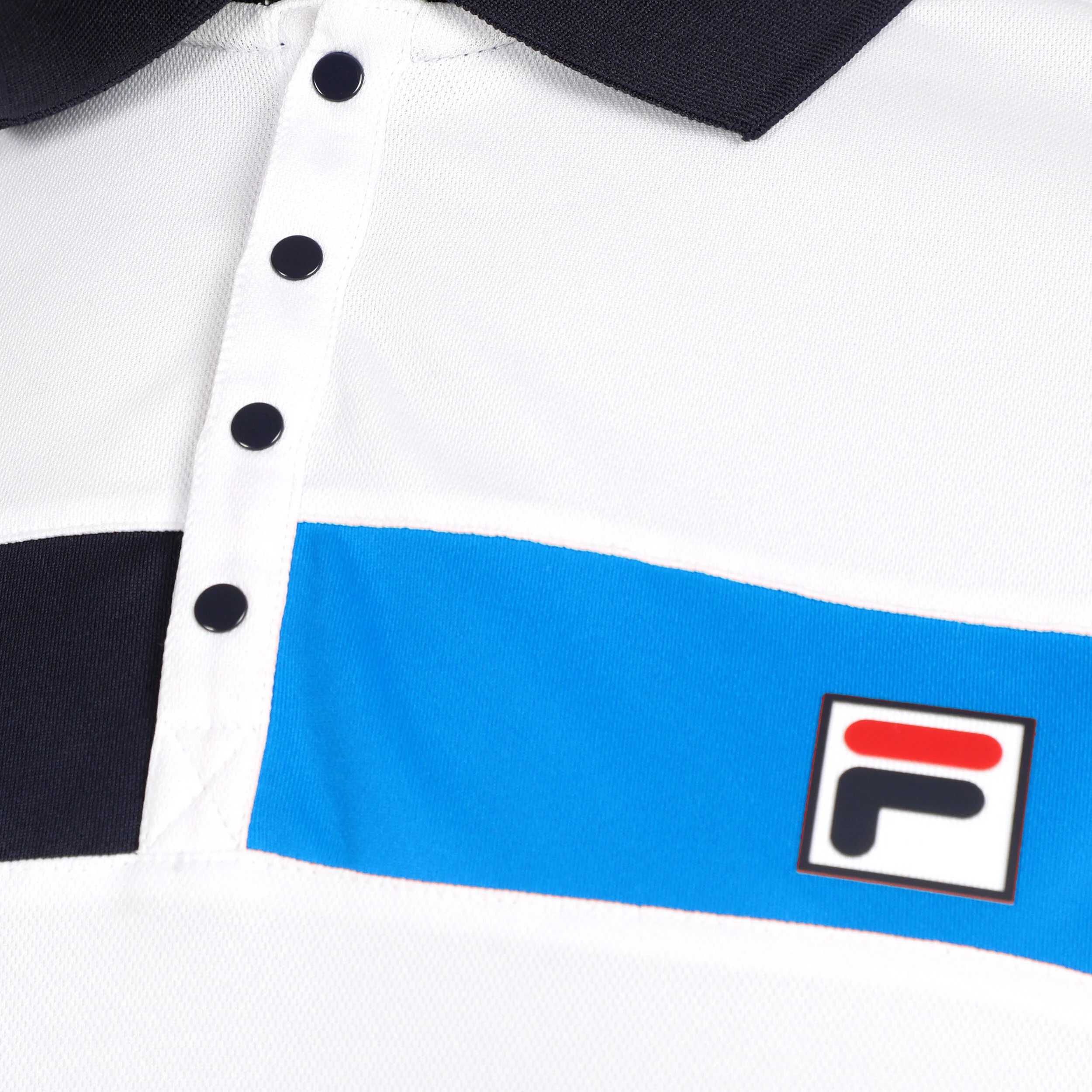 Fila Jayden Polo Hommes - Blanc , Multicouleur