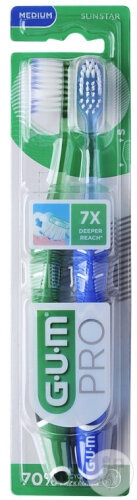 Gum Brosse À Dent Technique Pro 2 Pièces (1528)