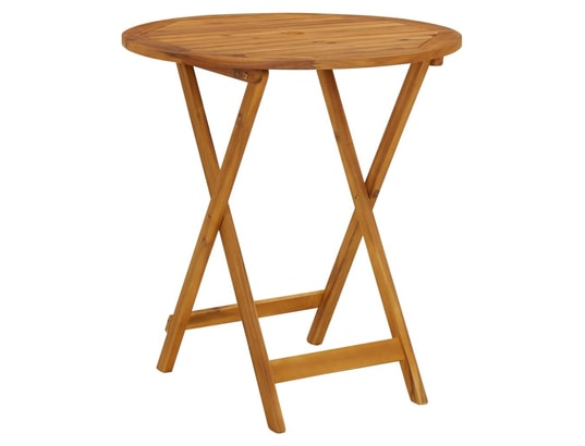 VIDAXL - Ensemble table et chaises Ensemble de bistro 3 pcs gris polypropylène et bois massif