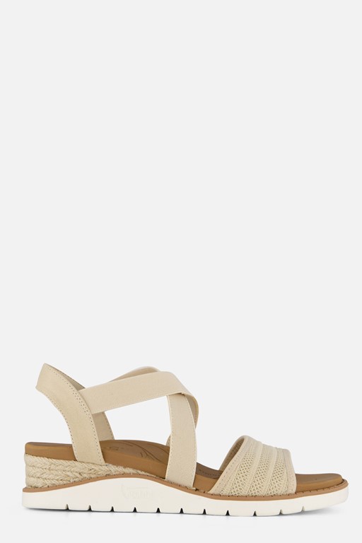 Skechers Bobs Arch Fit Beach Kiss Sandalen beige