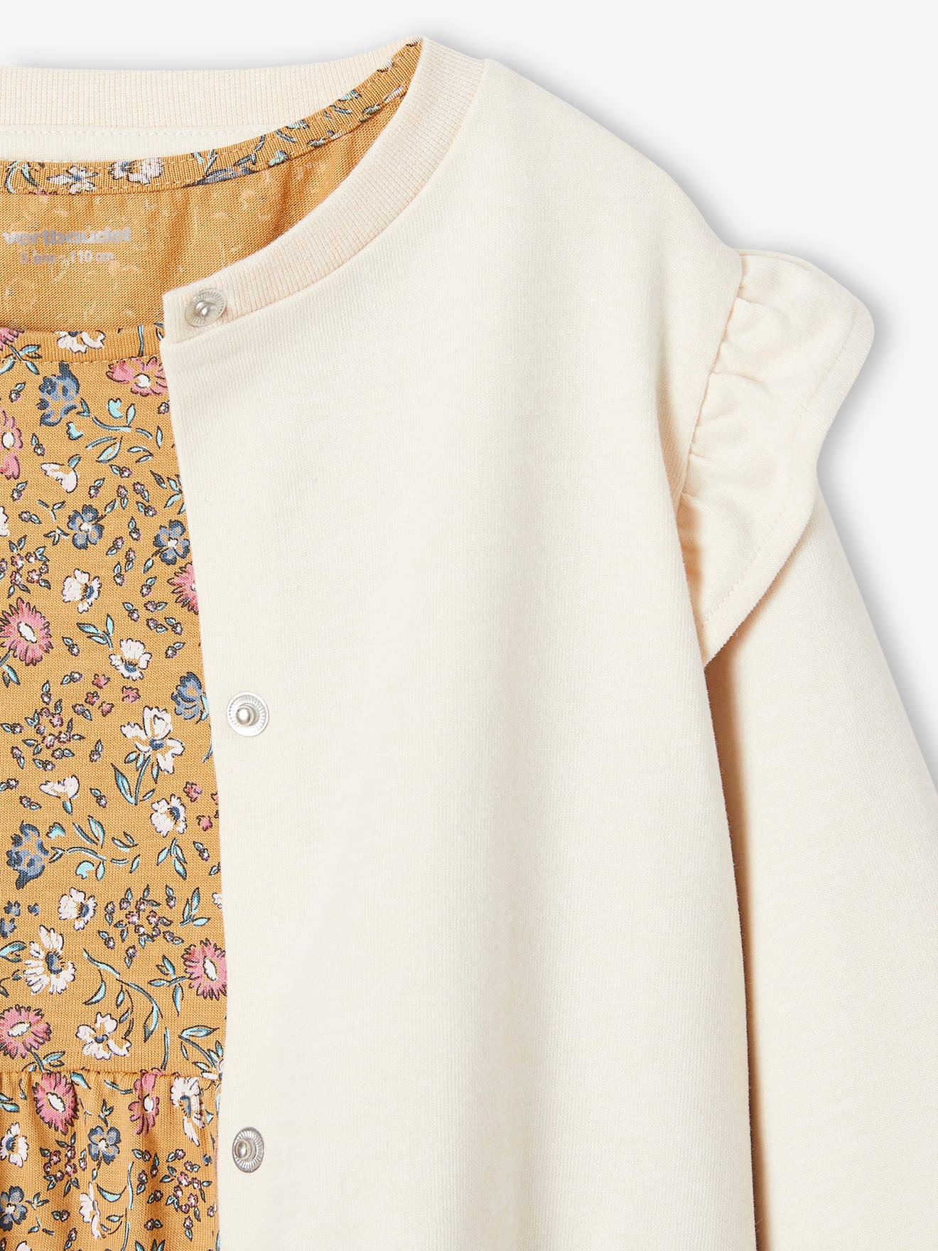 Look da menina: vestido e casaquinho de casaquinho com babados em tons pastel