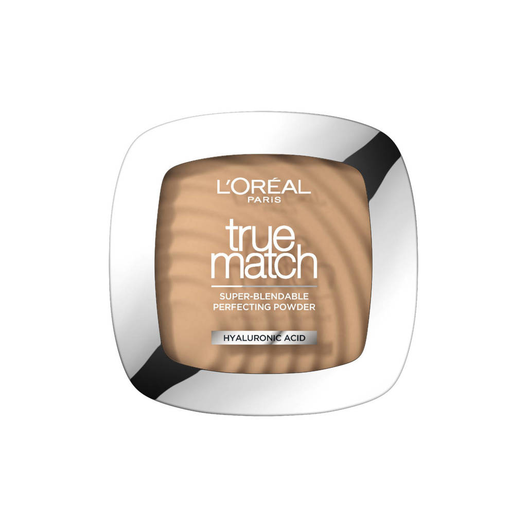 geeft perfecte dekkingTrue Match compacte poeder - W3 golden beige