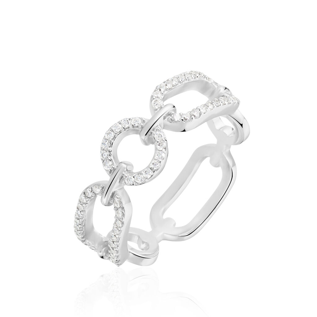 Bague Ela Argent Blanc Oxyde De Zirconium