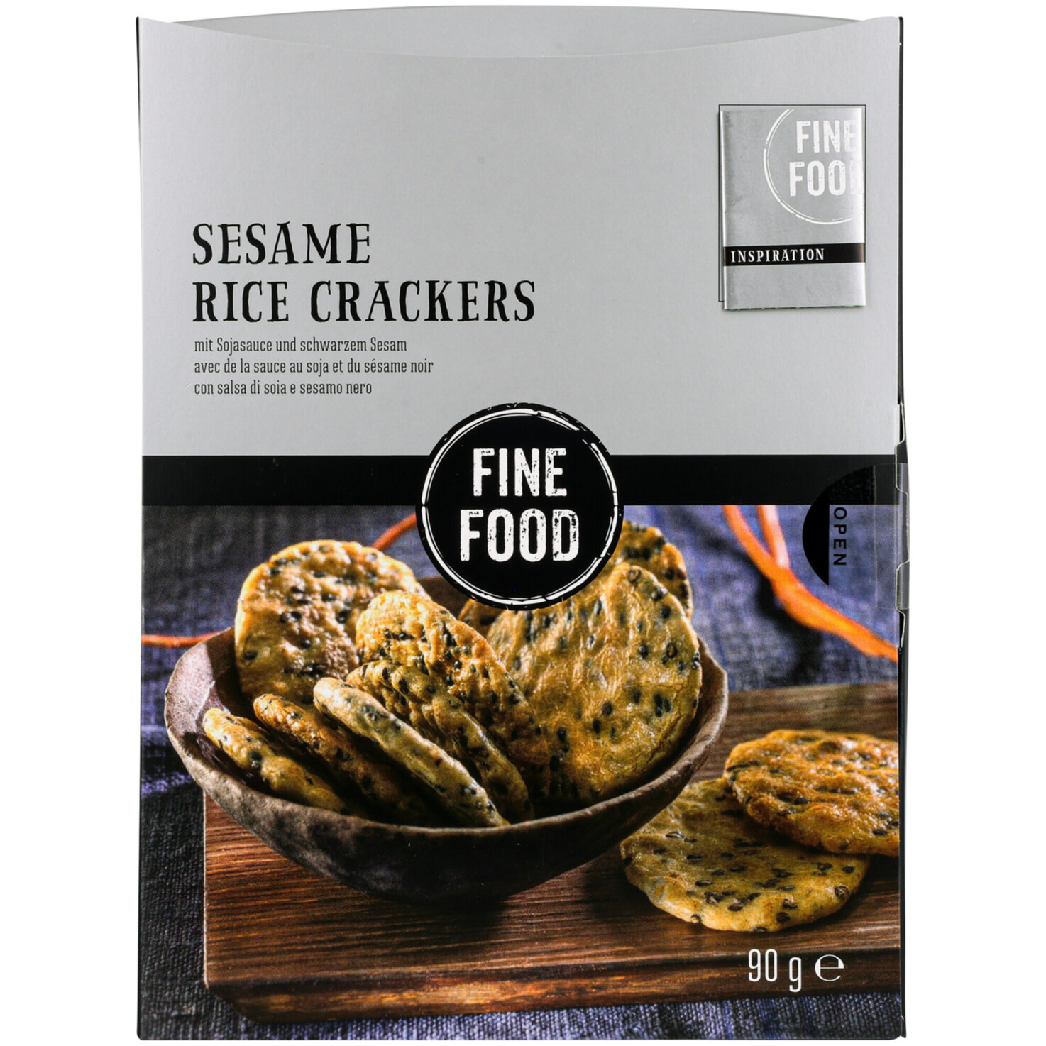 Fine Food Sesame Rice Crackers