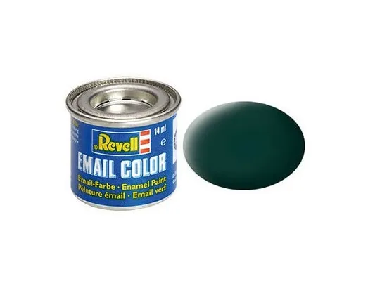 Enamel 14 ml. black-green mat