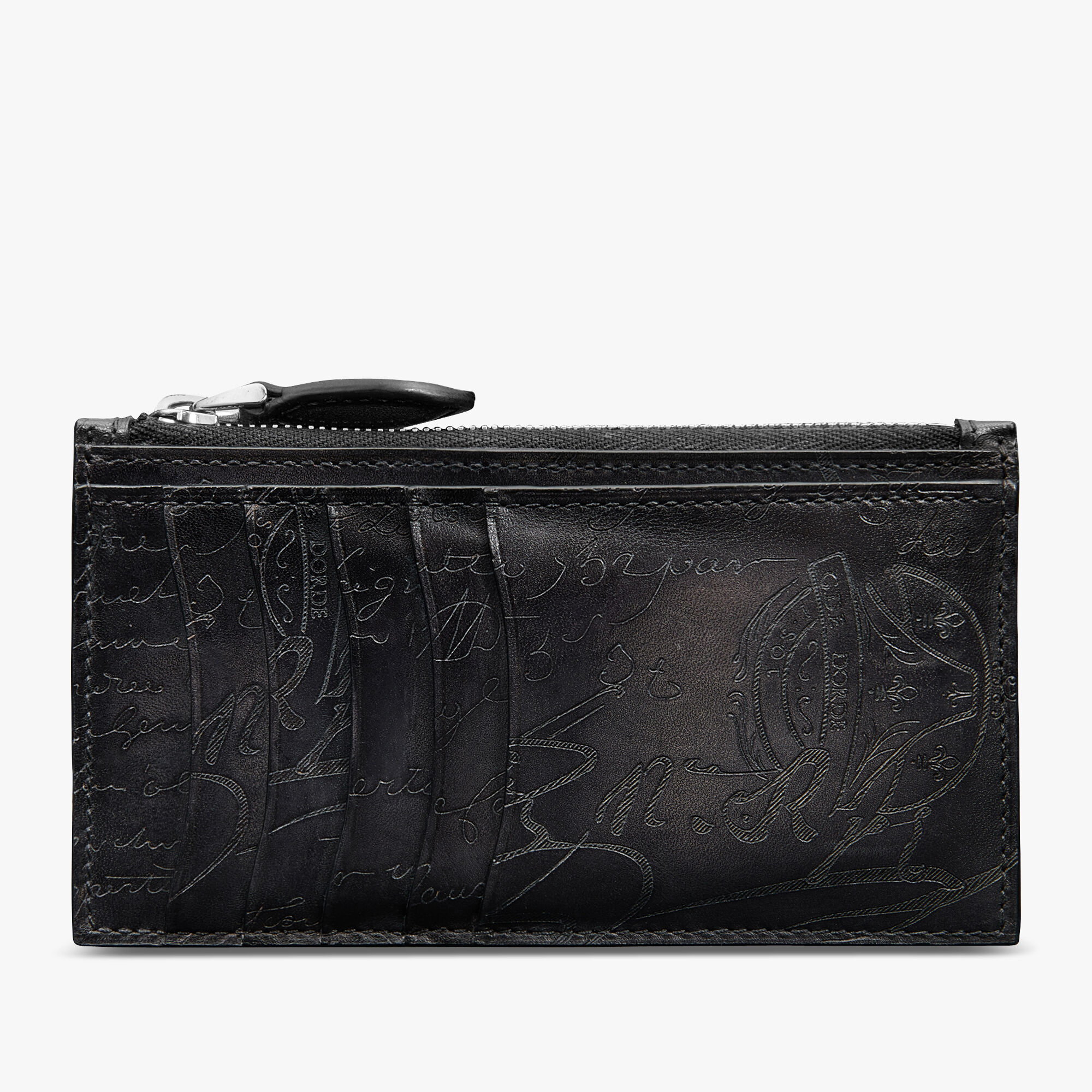 Porte-Cartes Zippe Long Koa Maxi En Cuir Scritto