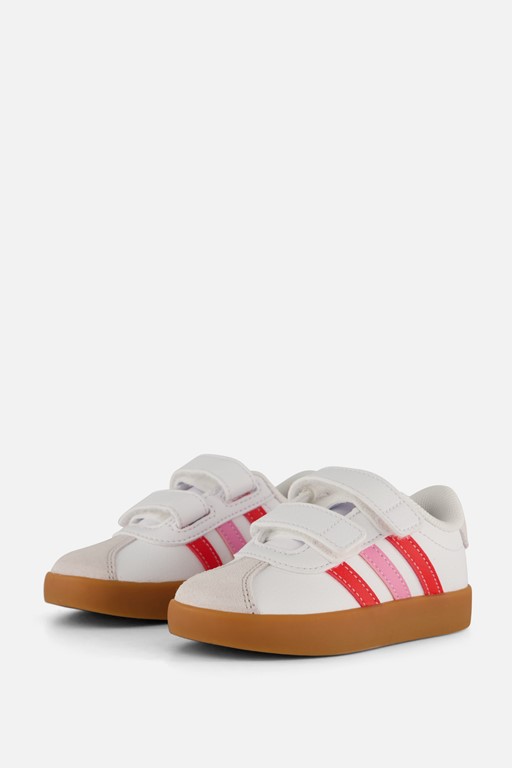 Adidas VL Court 3.0 Sneakers wit Imitatieleer