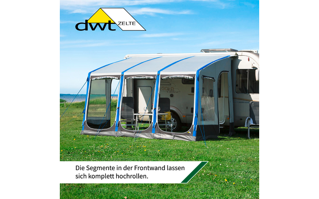 DWT Space Air HQ 375 aufblasbares Luftvorzelt Anbauhöhe