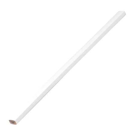Macma Zimmermannsbleistifte, 25 cm, lackiert weiß, 10 Stück