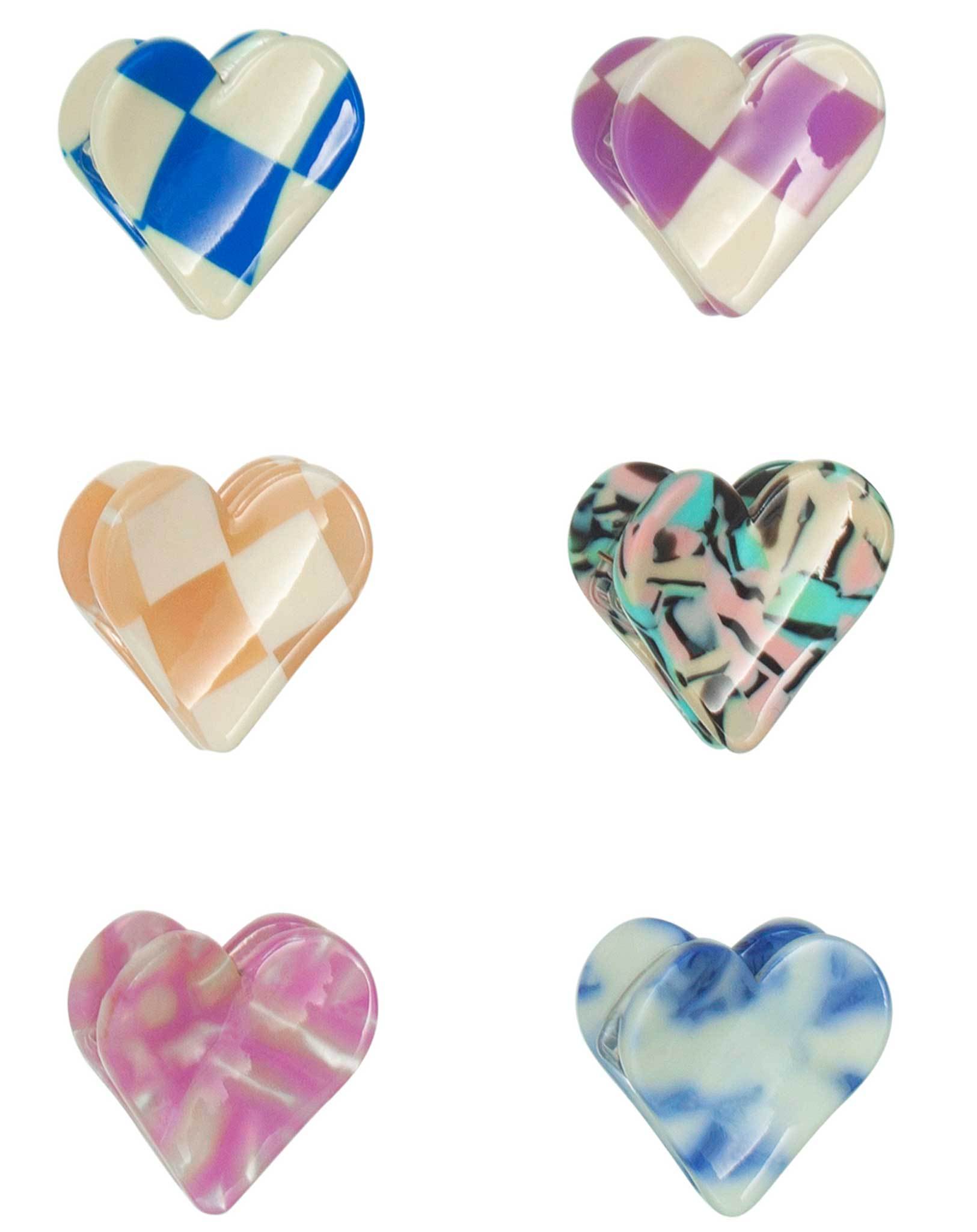 Haarklammer MINI HEART BULLDOGS