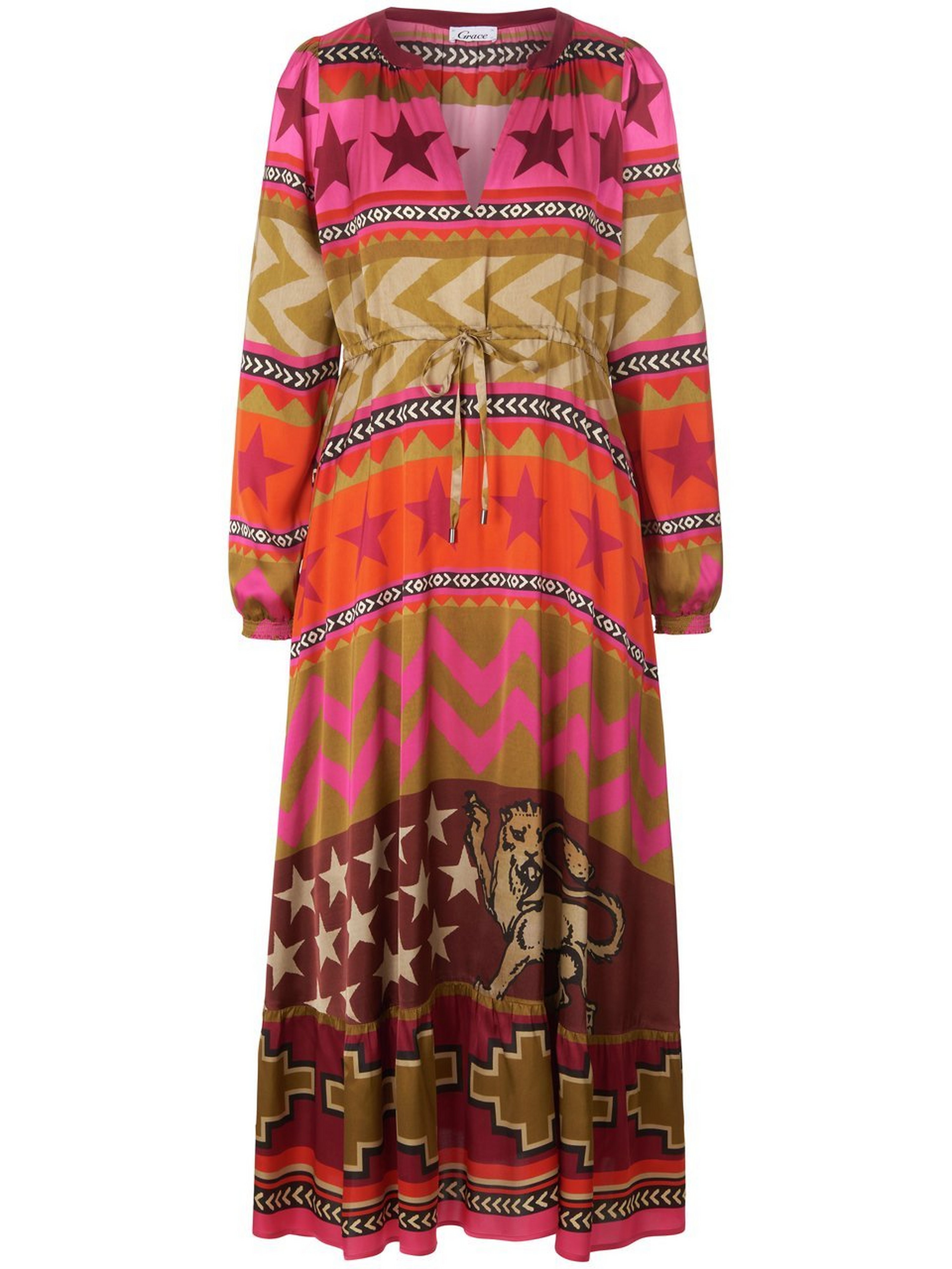 Kleid mit V-Ausschnitt