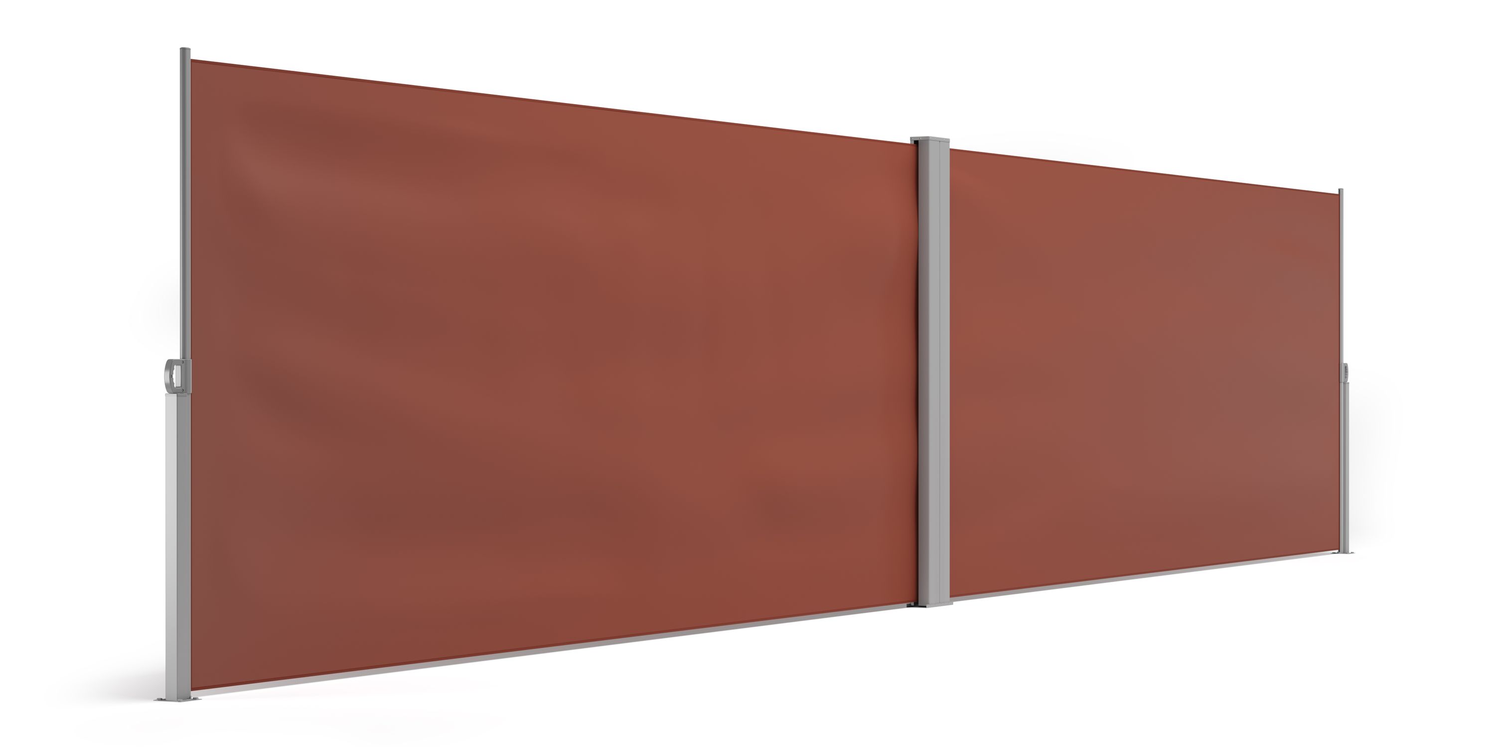 Doppelseitenmarkise 160 x 800 cm braun