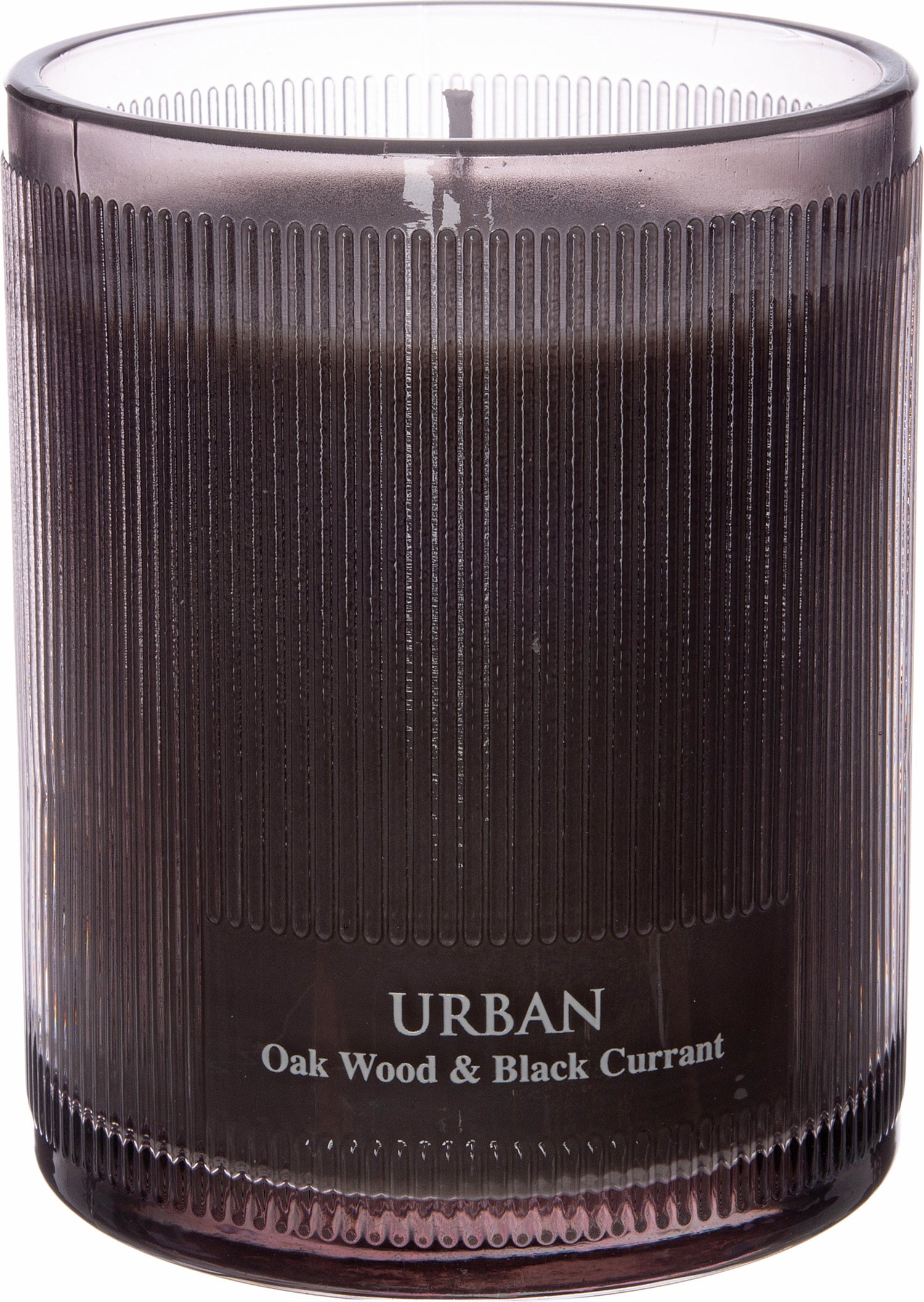 Intratuin geurkaars Urban Oakwood & Blackcurrant grijs 32 uur D 8,3 H 10,8 cm