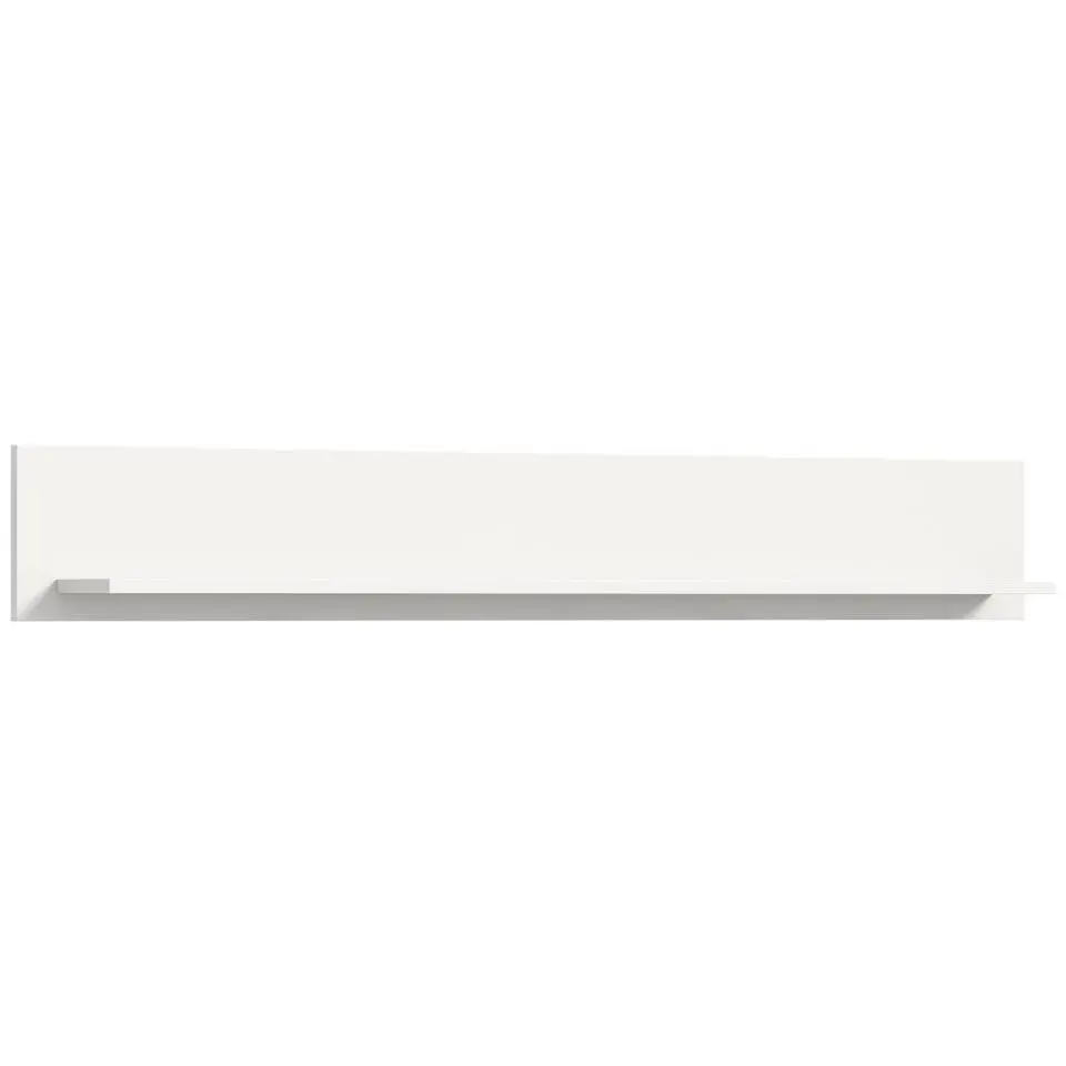 Hioshop Jam wandkast wandplank 1 plank wit