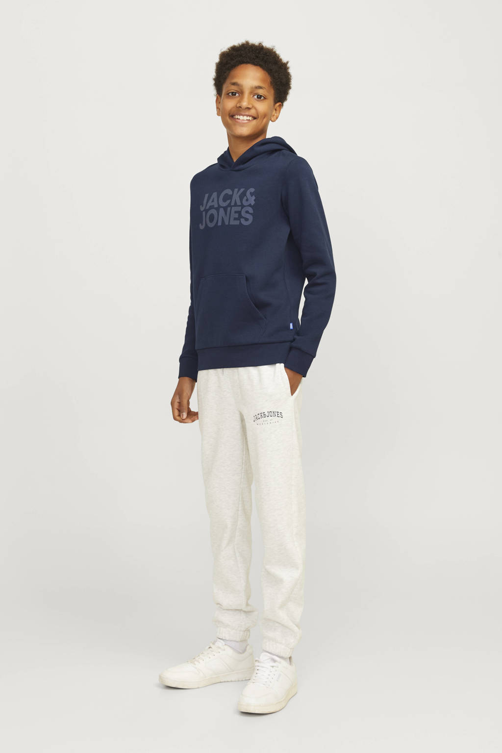 JACK & JONES hoodie JJECORP met tekst