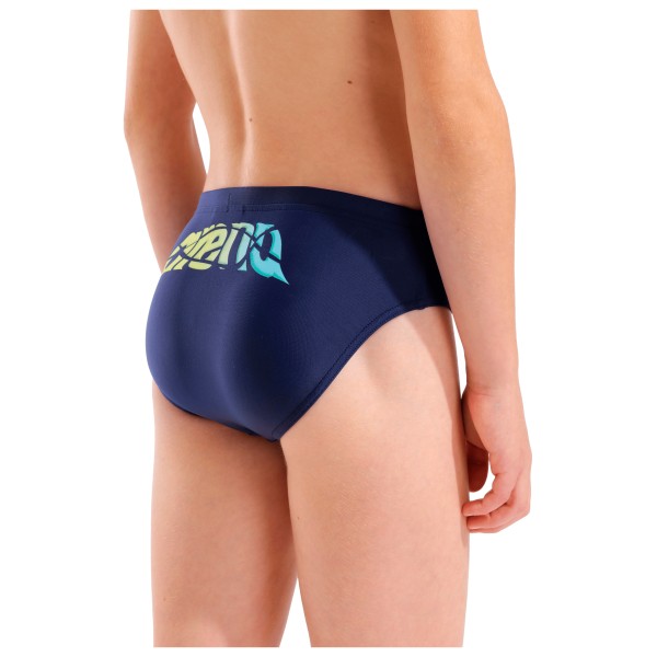 Arena - Boy's Lettering Swim Briefs - Short de bain