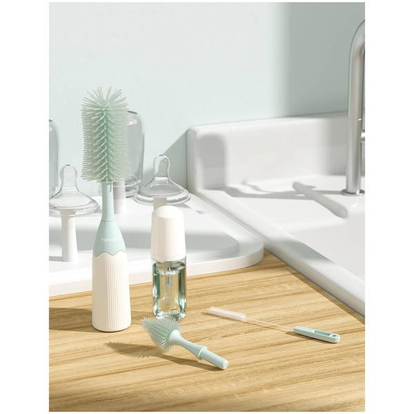 MomcozyMomcozy   Flaschenbürstenset Push Press grün