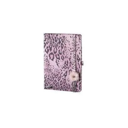 Lanybook Notizbuch Wild Cat rose A6