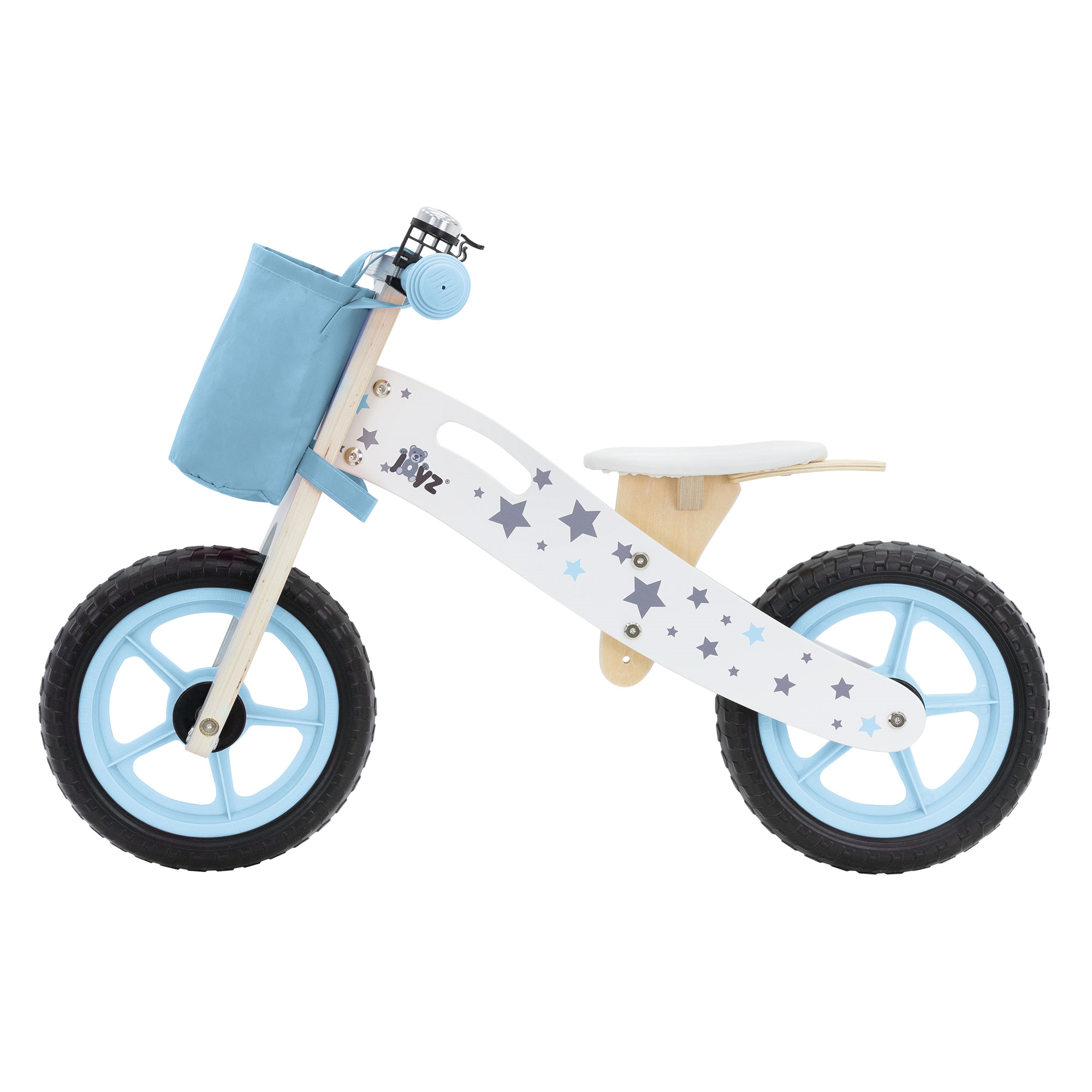 Bicicleta de madeira Joyz para crianças a partir de 2 anos com assento ajustável.