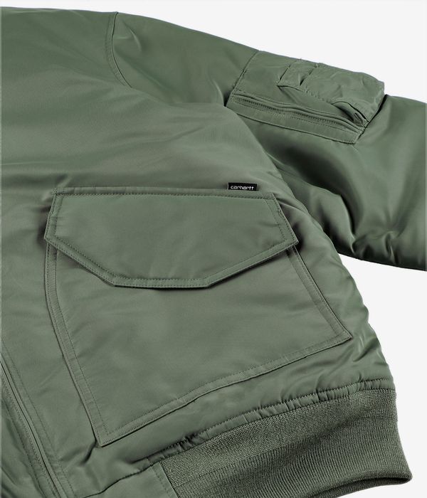 Carhartt WIP Olten Bomber Jacke (duck green turmeric)