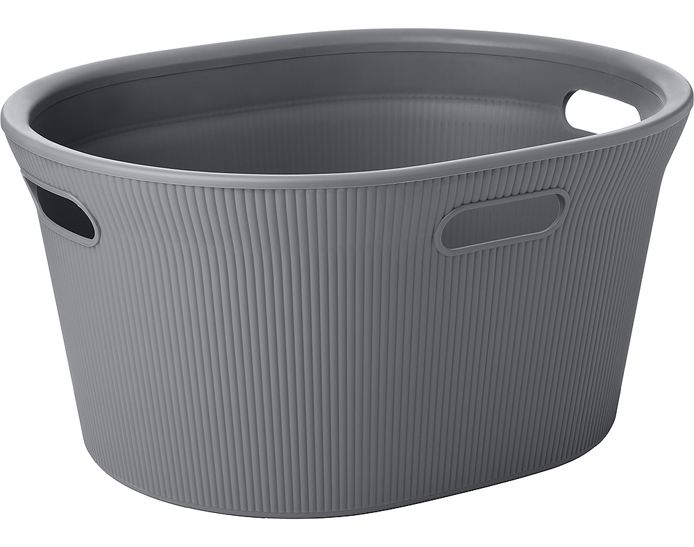 CESTA ROUPA TATAY BAOBAB CINZENTO 35L 52X42.5X26.5CM