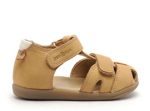 Shoo pom nu pieds bebe pika scratch jaune