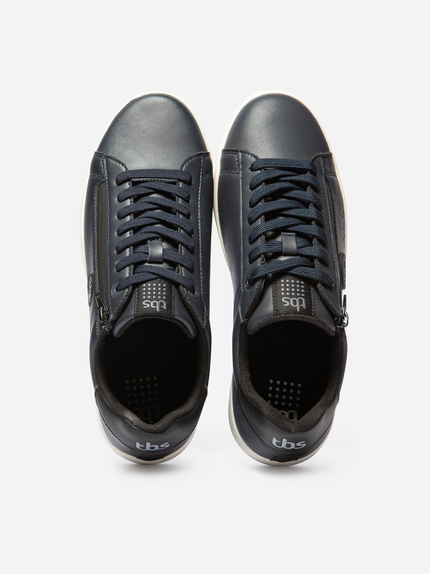 Tennis Homme Zip Latéral Coloris Marine
