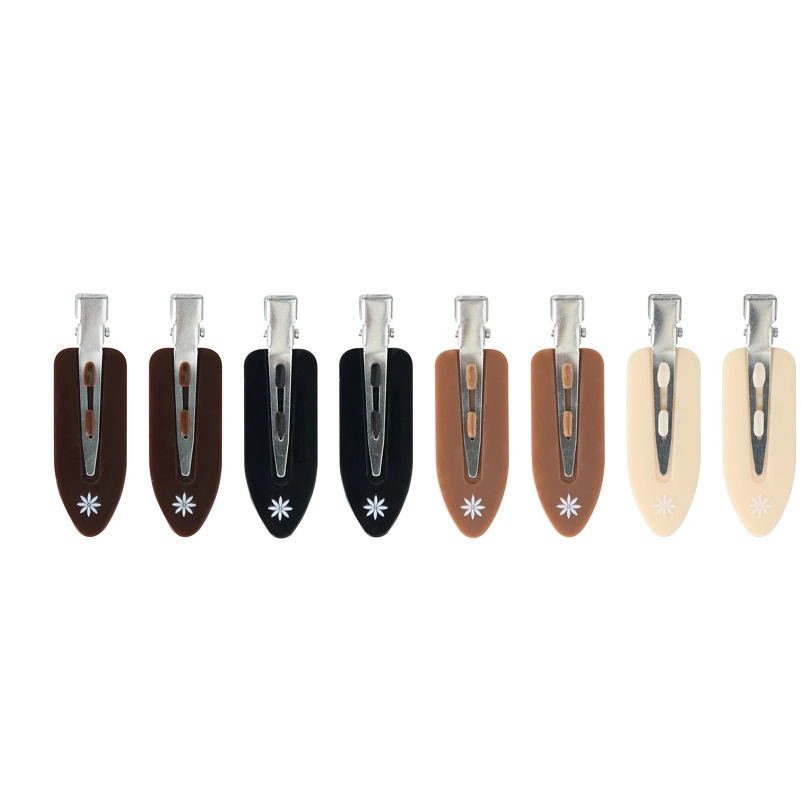 Brushworks Nude No Crease Hair Clips 8 Pieces