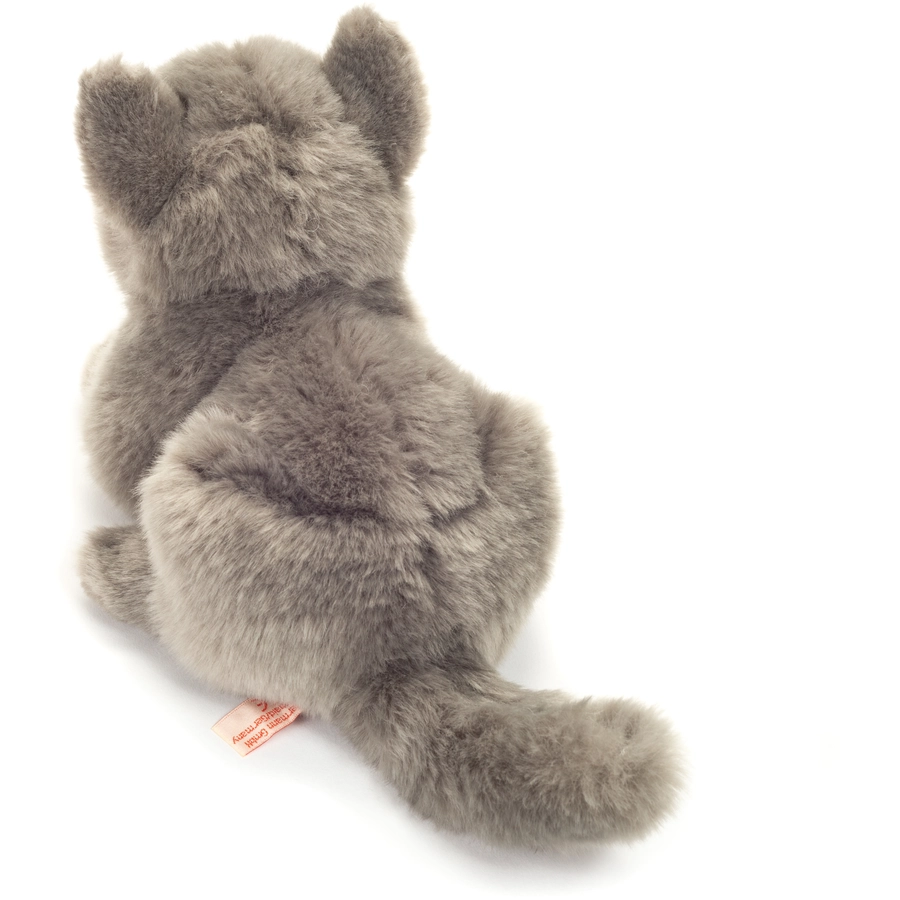 Teddy HERMANN® Kartäuser Katze liegend, 20 cm