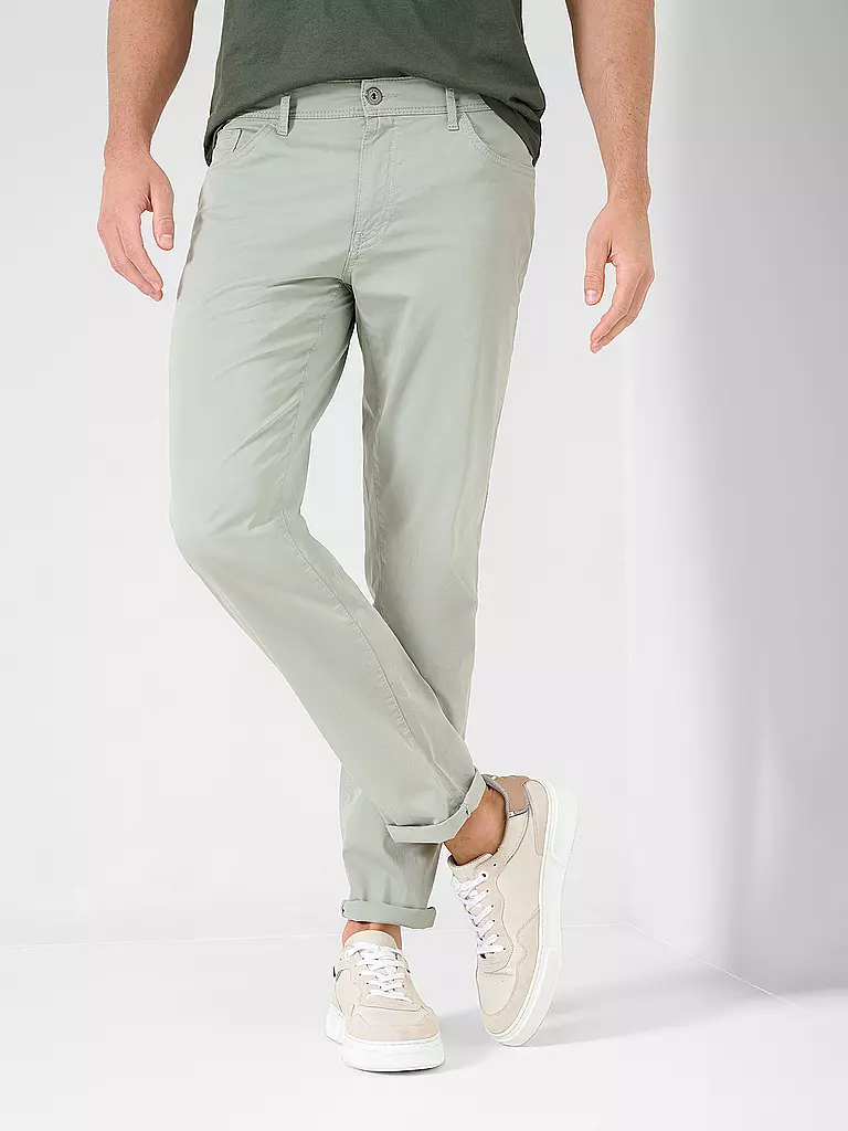 BRAX Hose Straight Fit CADIZ U  hellgrün